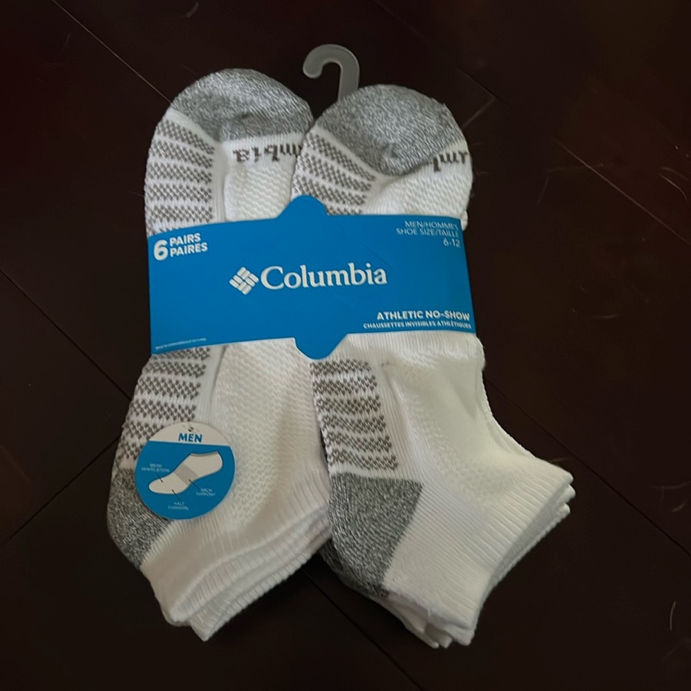 Size 6-12 Men’s Columbia Socks